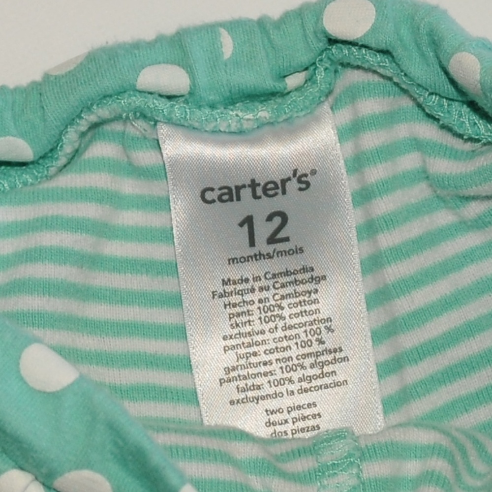 Carter 12 Month Girls Outfits Dresses 4113 - Picture 6 of 7